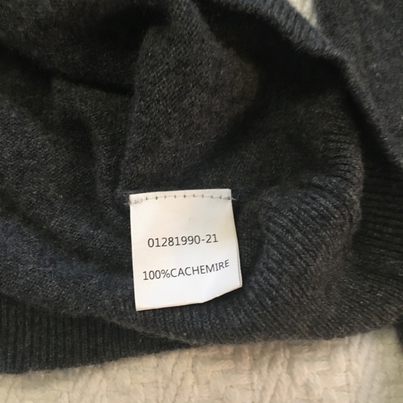 Mens Father and Sons gray cashmere sweater size L - Picture 4 of 14